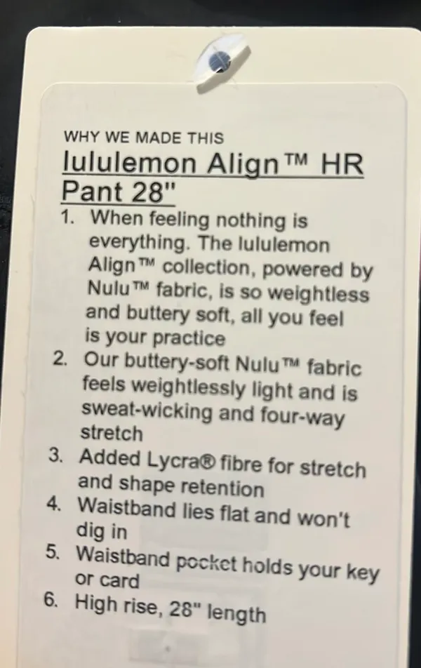 Lululemon 28” Align Leggings - Image 3