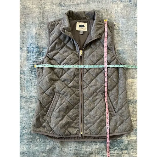 Old Navy Full Zip Lightweight Quilted Vest Women's Small - Image 5