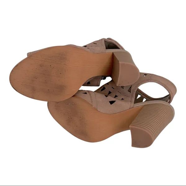 14th & Union Trinton Laser-Cut Taupe Sandal Size 7.5M - Image 10