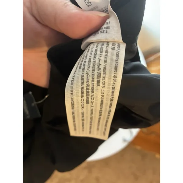 Abercrombie & Fitch Black Solid Ankle Pants Women Regular 31 Short Slit Ankle - Image 7