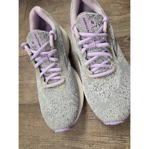 Brooks Anthem 2 Women’s 9 Size Sneakers Running Shoes Gray Purple Lavendar - Image 2