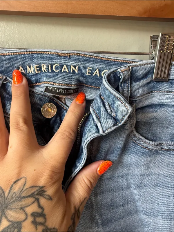 American Eagle Outfitters Hi-Rise Jegging Distressed Skinny Jeans – Women’s - Image 3