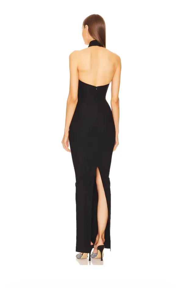 Michael Costello x Revolve Black Gown - Image 3