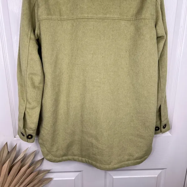 Thread & Supply Women's Sage Green Shacket Size S Button-Up Casual Jacket - Image 8