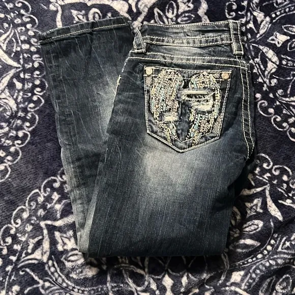 Miss Me Crop Jeans - Image 2