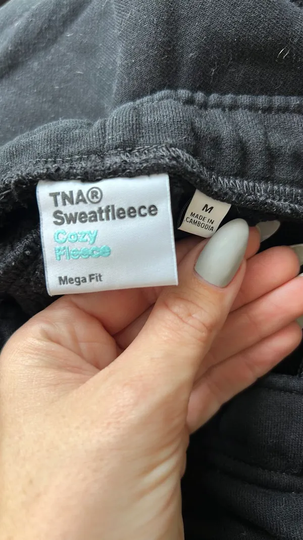 TNA Sweat fleece black Set - Image 2