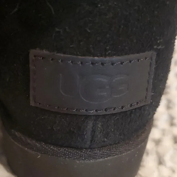 UGG Black Ankle Boots with Fur Lining (23) - Image 2