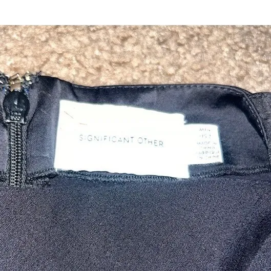 Significant Other Demi Backless Twist Front Column Maxi‎ Gown Black 2 - Image 8