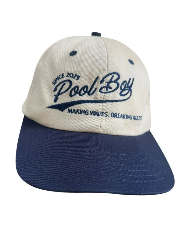 Pool Boy making waves hat Blue - Image 2