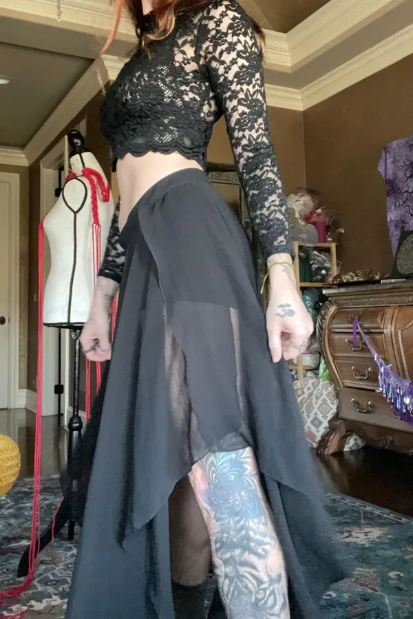 Long Maxi Skirt Size L - Image 4