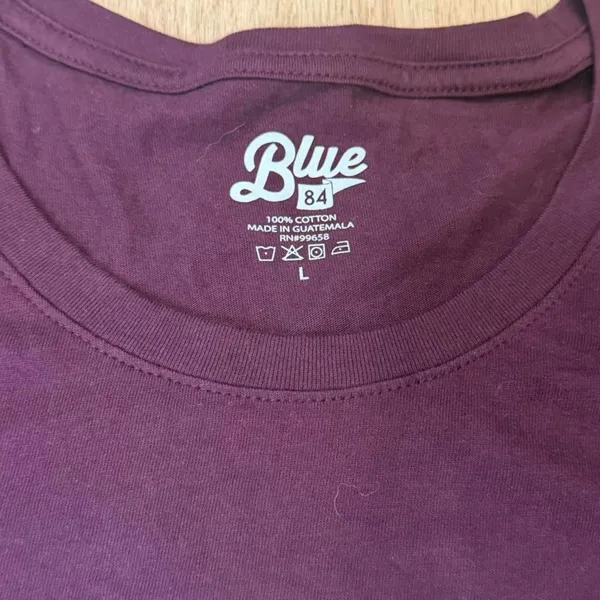 Blue 84 Virginia Tech Hokies T-Shirt, size Large women - Image 7