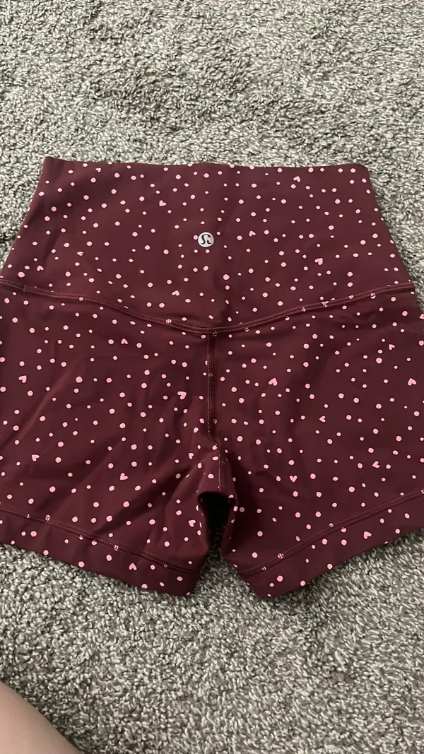 Lululemon Scattered Hearts shorts  - Image 4