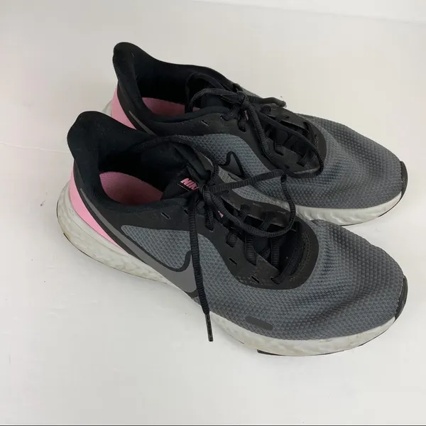 Nike Womens Revolution 5 Running Shoes Pink Black - Image 6