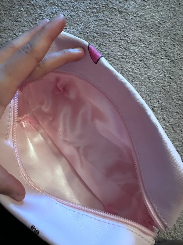 Disney Minnie And Micky Mouse Pink Makeup Bag - Image 3