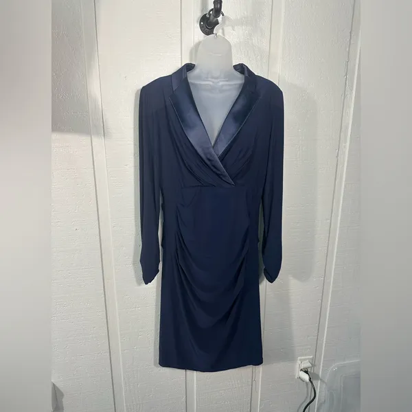 Adrianna Papell Women's Blue Dress Size… - Image 2