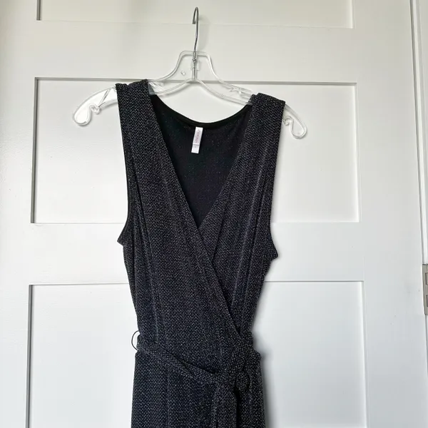 Metallic Sleeveless Jumpsuit - Image 3