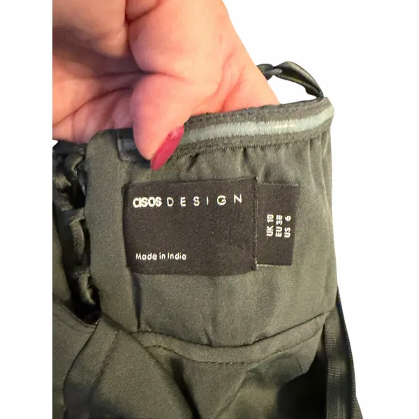 NWT ASOS Design Green Corset Mini Dress - US Size 6 - Image 4