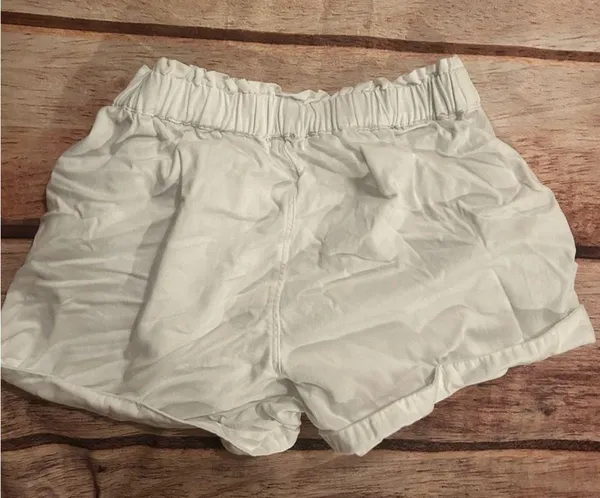 Aerie White Linen Pull on shirt size small - Image 3