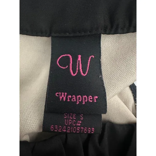 Vintage Wrapper Y2K Halter Top Black‎ Lace Whimsigoth Dark Fairy Grunge Small - Image 6