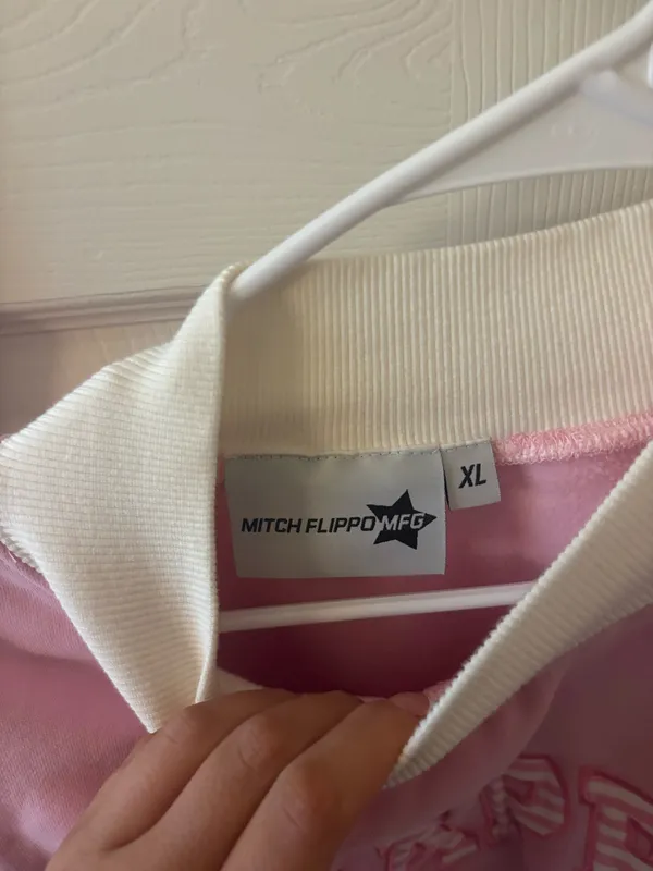 Pink oversized sorority crewneck - Image 3