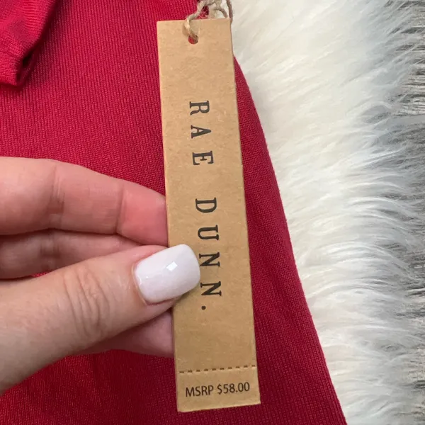 NWT Rae Dunn Merry Graphic Top - Image 8