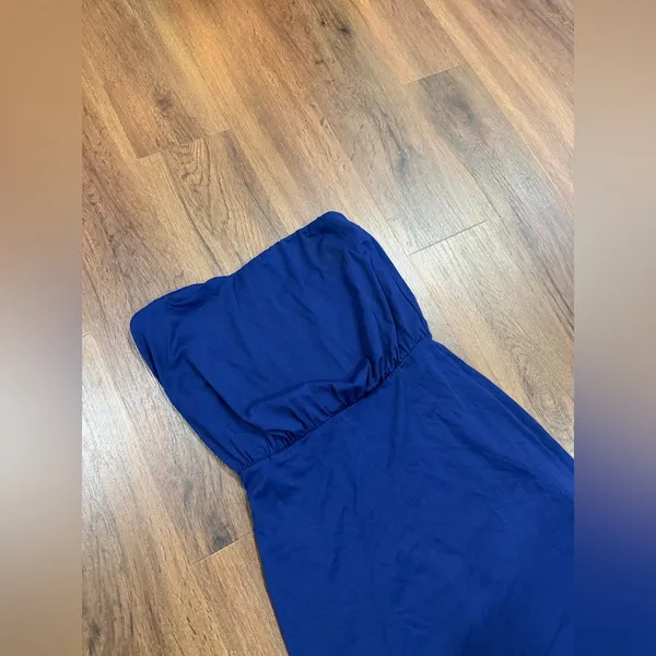 Susana Monaco Aurora Strapless Maxi Dress sapphire 240$ S revolve casual party - Image 3