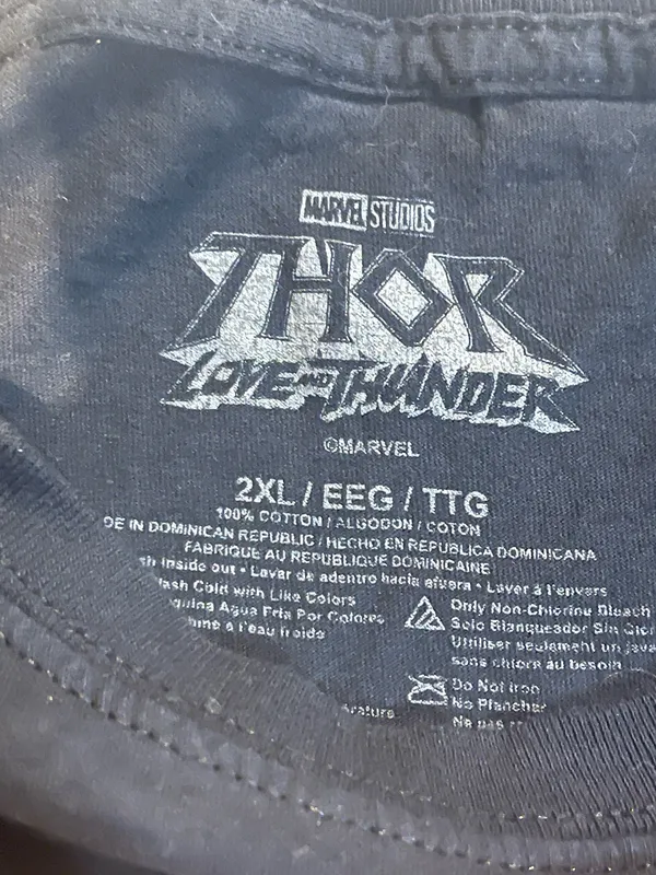 Marvel Thor love and thunder shirt 2xl - Image 3