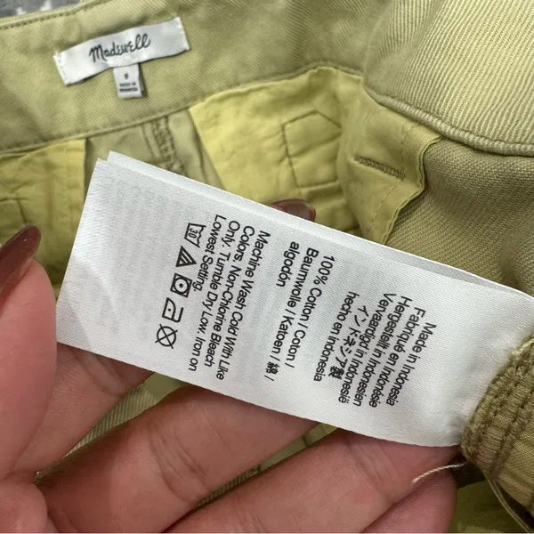 Madewell Relaxed Chino Pants In Pale Lichen Green Size 8 Minimalist‎ Effortless - Image 8