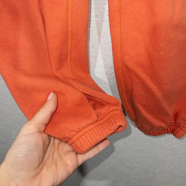 Richer Poorer Orange Cotton Blend Joggers Size XS - Image 8