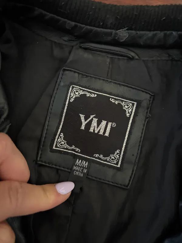 YMI Women’s Black Leather Jacket - Image 4