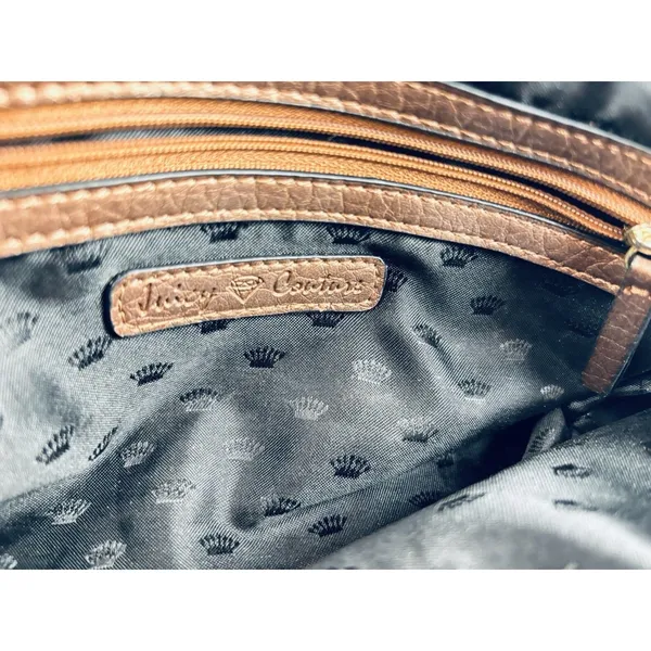 Juicy Couture‎ Metallic Novelty Clutch Wallet Purse Gold Black Cheetah Print - Image 5