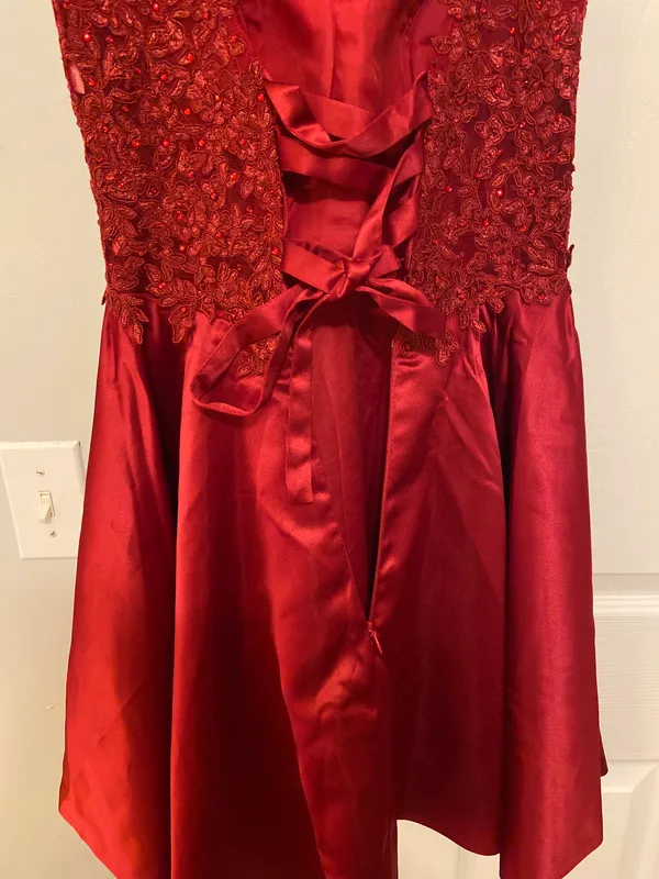 Red Formal Dress - Image 2