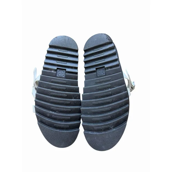 Dr Martens Blaire Slide White Black Platform Sandals Womens 10 Docs Summer - Image 7