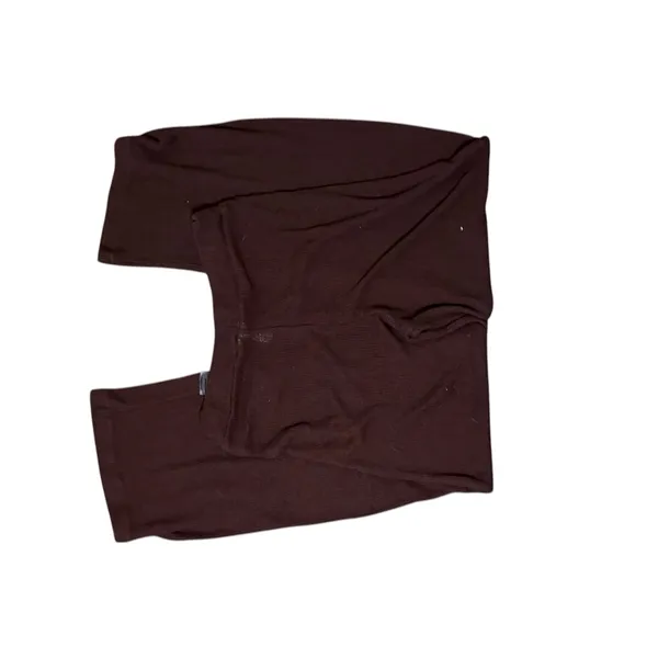 H&M Pull-On Wide Leg Knit Pants Elastic Waist Brown S - Image 2