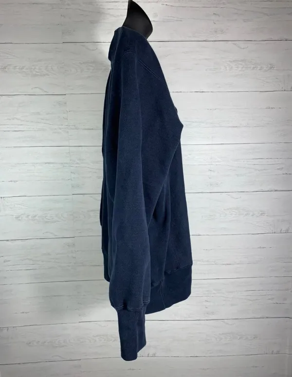 Vintage Champion Reverse Weave Sweatshirt Crewneck Large Blue Embroidered Women - Image 5