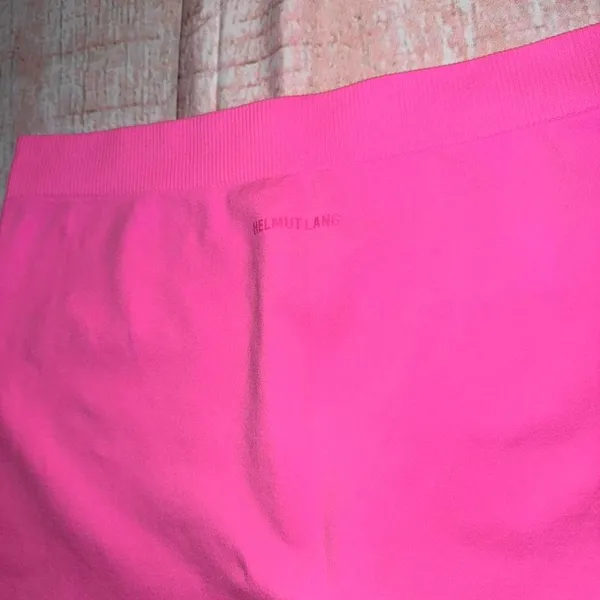 $150 Helmut Lang Women's Pink Seamless Bike Cycling Short Shorts Size‎ XS/S NWOT - Image 3