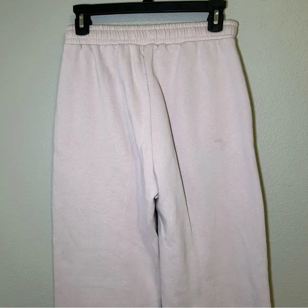 Abercrombie & Fitch Lounge Light Pink Wide Leg Sweatpants Women’s Size Small - Image 8