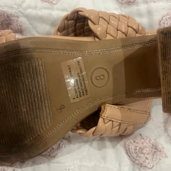 A New Day Women's Tan Woven chunky Sandal - Image 3