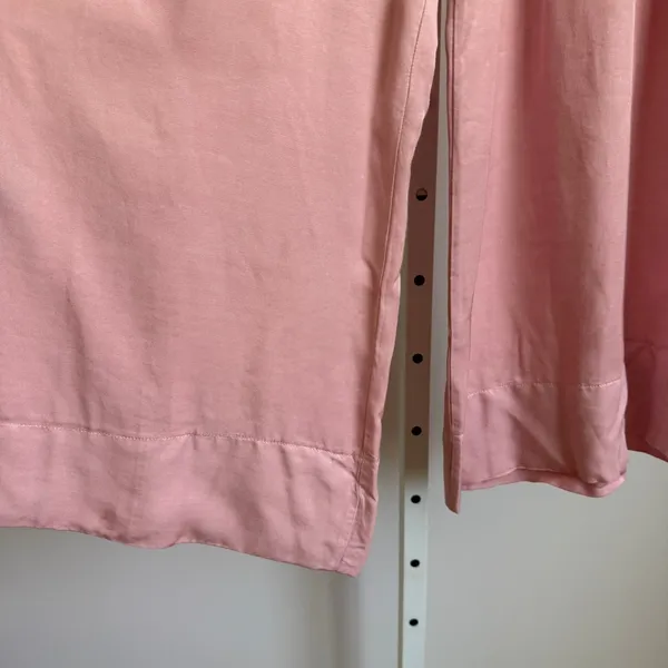 Stateside Wide Leg Lounge‎ Pants Elastic Waist Pockets Pink Size M - Image 8