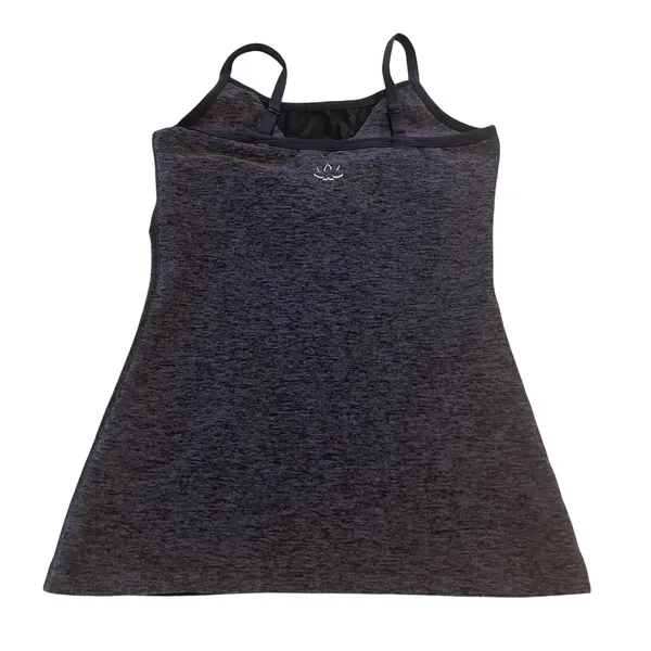 Beyond Yoga Tank Top Womens XS Gray Space Dye Mesh V-Neck Active Cami SM15AW - Image 3