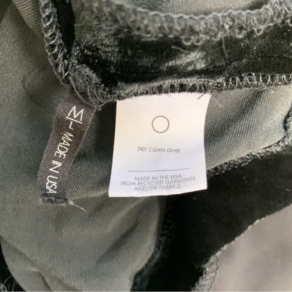 Reformation Velvet Romper in Black M - Image 8