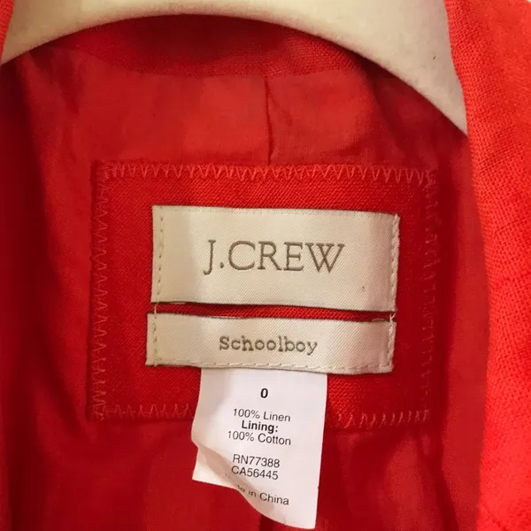 NWOT J.crew school boy linen blazer - Image 5