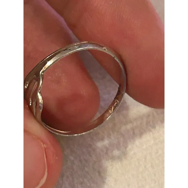 Ring band 925 sterling silver unique rare size 6.25 - Image 3
