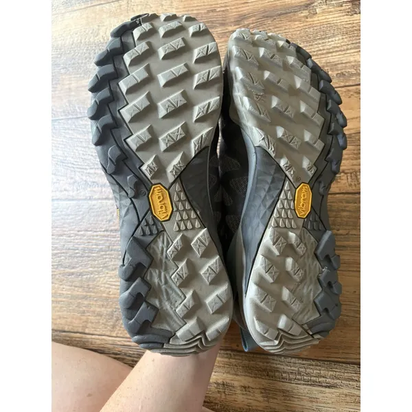 Merrell Women's Gray/Blue Hiking Shoes US 8 Medium Vibram Soles J52988 - Image 6