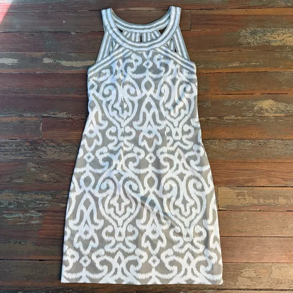 Gretchen Scott Ikat Cutout Strappy Back Sheath Dress ~ Size XS 🧡🍄 - Image 8
