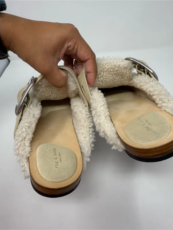NWOT Rag & Bone Ansley Slide Shearling Mule Slide Size US 7 - Image 8