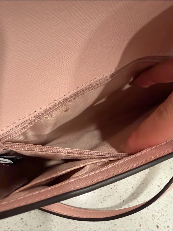 Kate Spade New York Sadie Leather Crossbody Purse in Light Pink EUC - Image 14