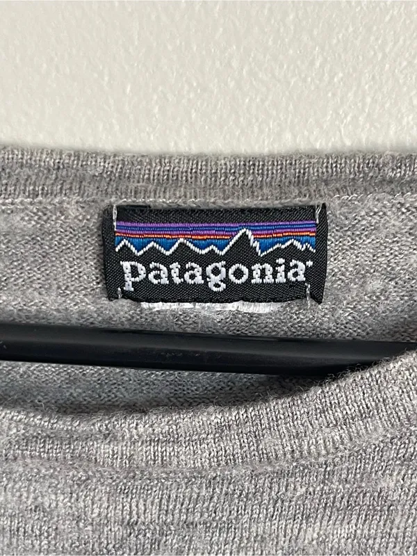 PATAGONIA | Heather Gray Wool Knit Dress Sz XL - Image 6