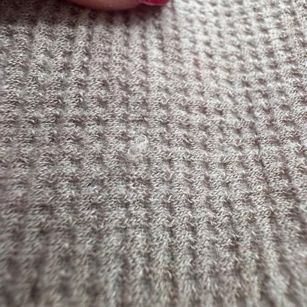 Tna Cropped Long Sleeve Ribbed‎ Waffle Knit Top Taupe Size S Aritzia - Image 10