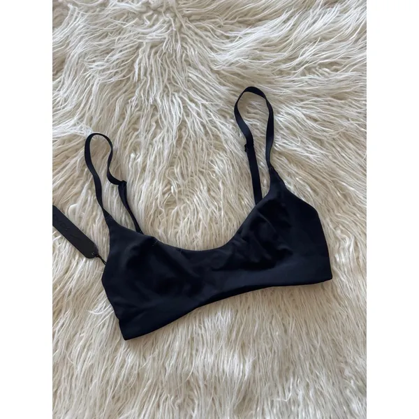 Nike Skims Matte Micro Scoop Bra Obsidian Size XS - Image 3